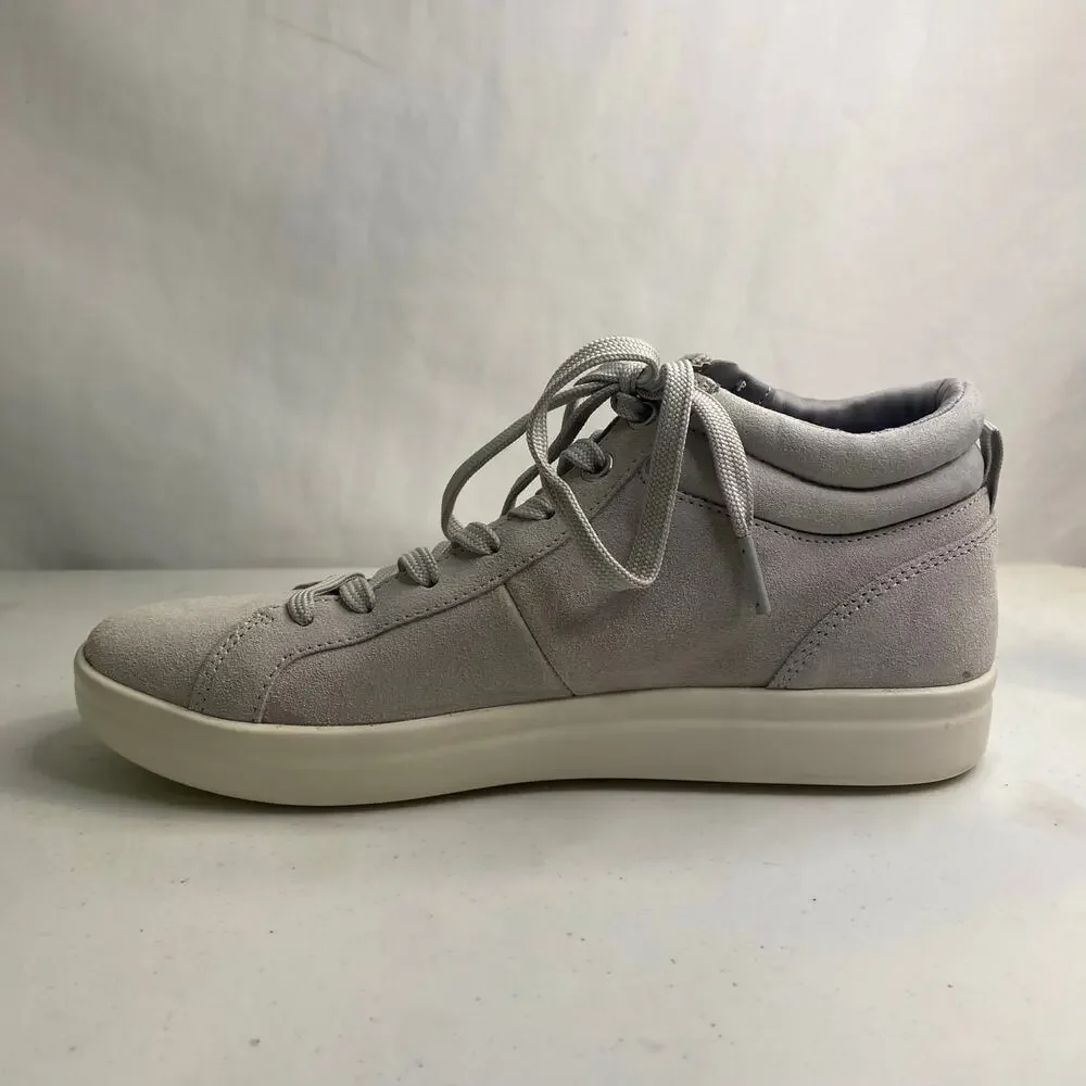 Vionic Womens Rosemont Suede Gray Casual Fashion High Top Sneakers Size 8.5